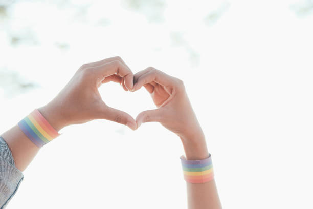 istock LGBTQ concept with mixed race beautiful couple 1325866483