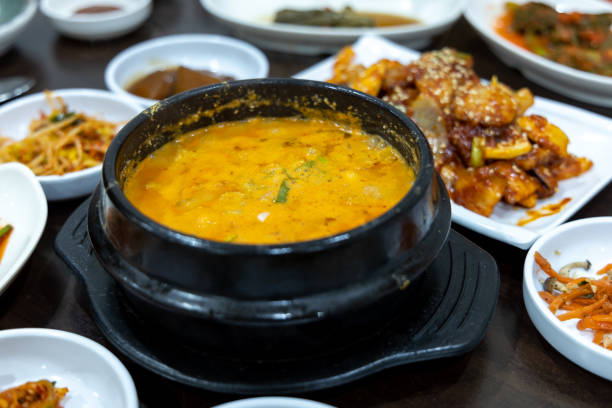 istock Korean hot steamed tofu 1325867221