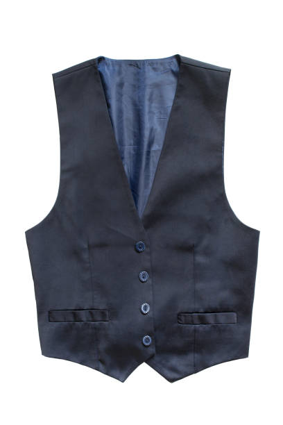 chaleco de seda aislado - waistcoat fotografías e imágenes de stock