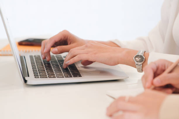 istock Using online connect technology for business, education and communication. 1325870860