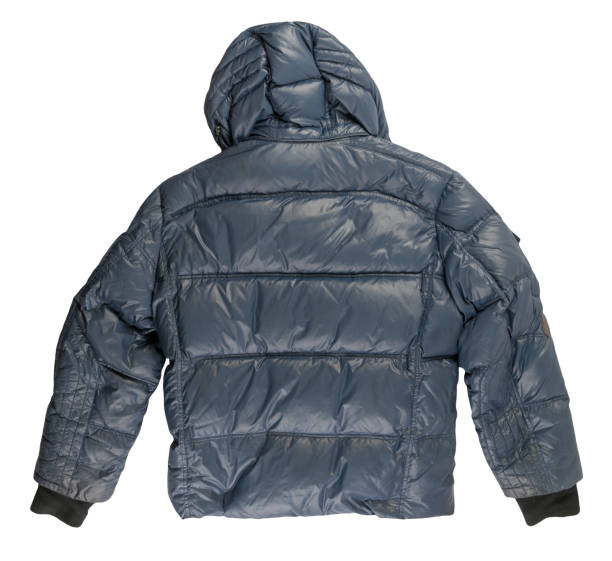 istock Men's red jacket isolated on a white background. Windbreaker jacket top view . 1325871806