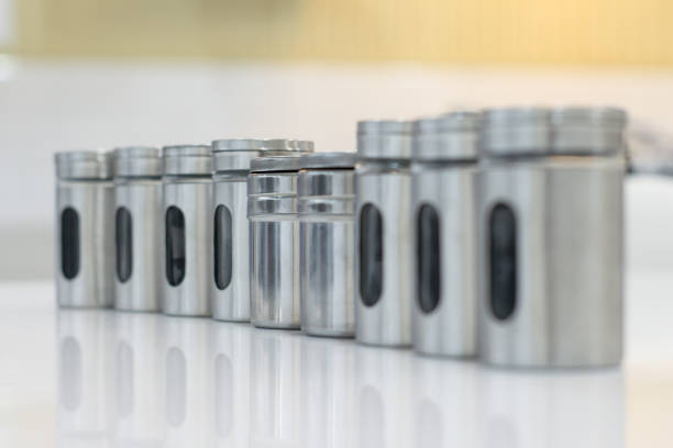 istock Spice bottles metal 1325872058
