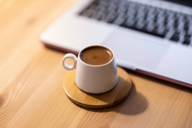 istock Turkish coffee and laptop 1325879641