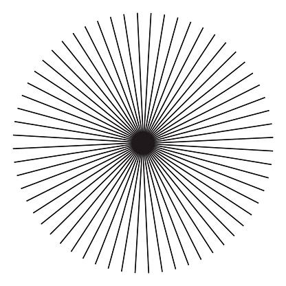 Halftone Rays Star Round Element Halftone Rays Stock Illustration - Download Image ...
