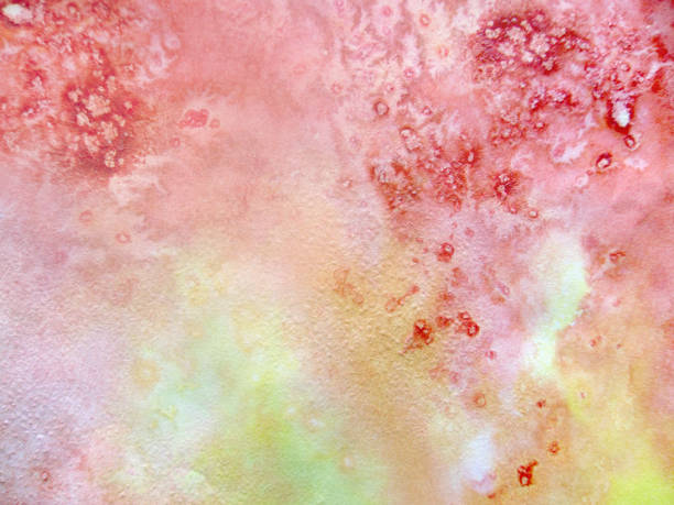 istock Watercolor abstract background of spots and blur. 1325883874