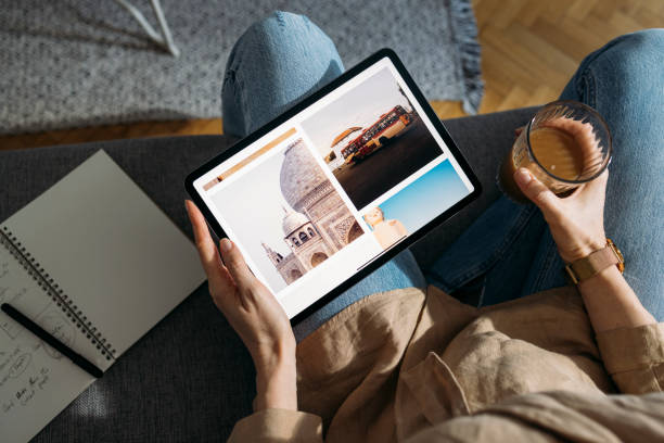 istock An Anonymous Businesswoman Using Digital Tablet for Planing Business Trip 1325887658