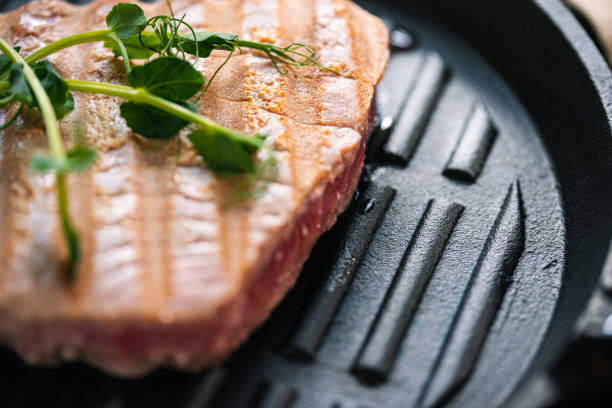 istock Grilled Tuna Steak ready to eat 1325889638