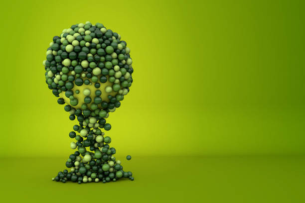 istock Abstract 3D REPRESENTATION shiny balls wallpaper 1325889882
