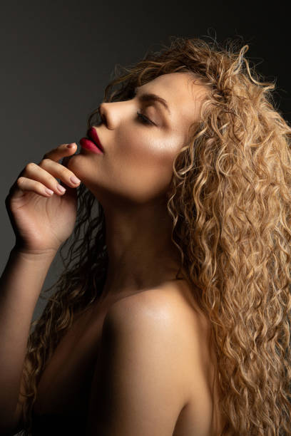 istock Closeup studio portrait of sensual young model 1325891853