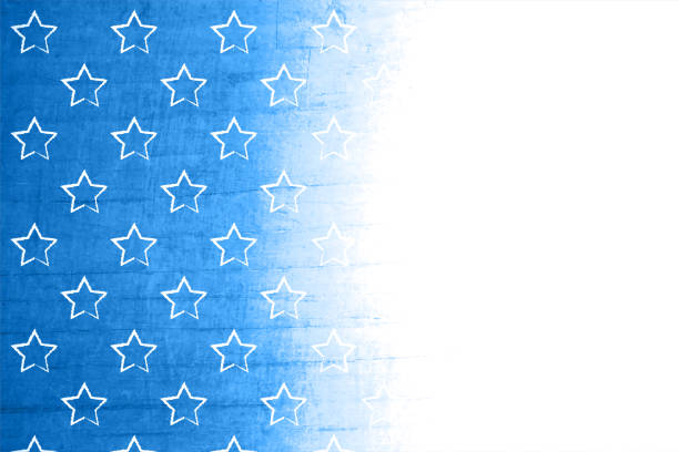 istock Soft blue and white coloured wooden texture ombre vector backgrounds with symmetrical pentagram star shaped stamp design 1325901790