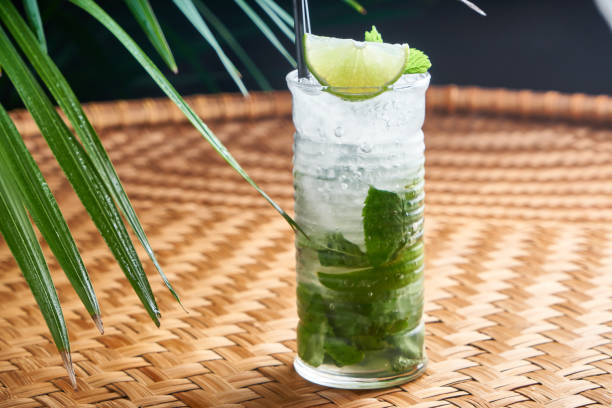 istock Summer chilled drinks with fresh juice, mint, ice. traditional drink mojito 1325902877