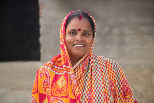 istock Indian Rural Woman  Smiling and Standing 1325903050