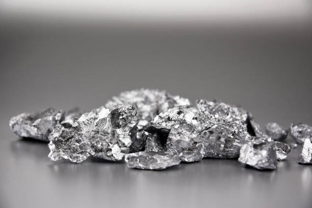 istock Pure chromium metal stock images 1325903326
