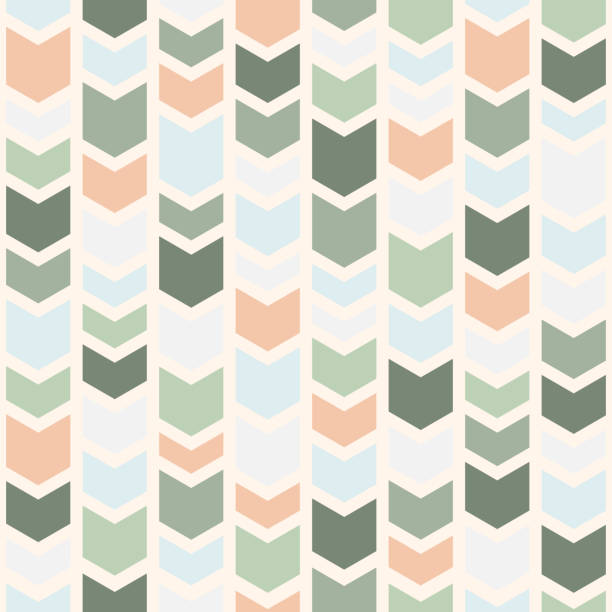 Seamless pattern of simplicity geometric chevron arrows in flat style. ready to use for cloth, textile, wrap and other. Seamless stylish pattern of simplicity geometric chevron arrows in flat style. ready to use for cloth, textile, wrap and other. chevron stock illustrations