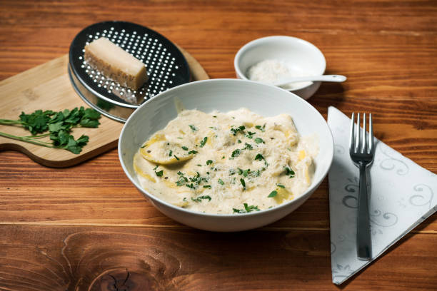 istock Ravioli with mushrooms and Parmigiano 1325918778