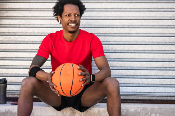 istock Afro athlete man relaxing after training. 1325921250