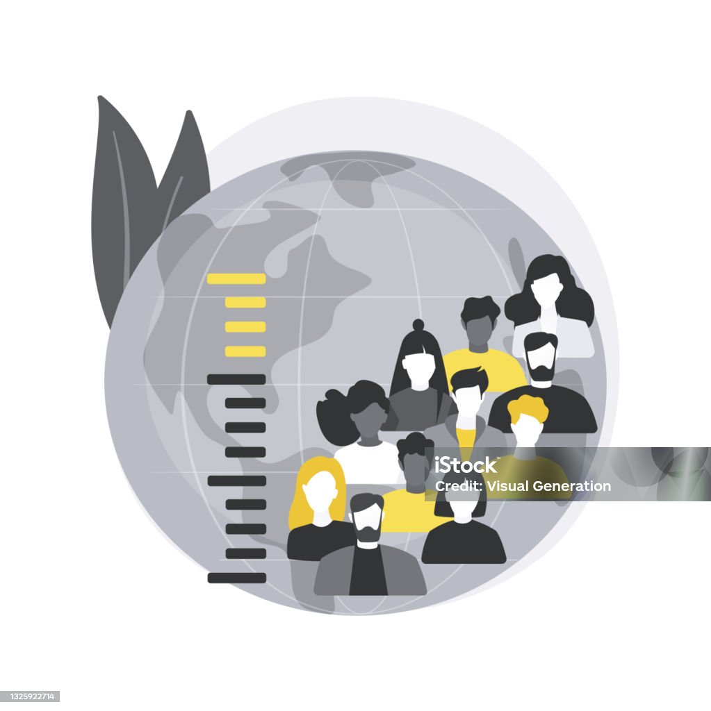 Overpopulation Abstract Overpopulation Abstract Concept Vector Illustration Stock Illustration ...