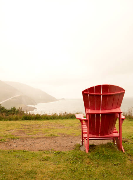 istock Adirondack chair at Cabot Trail. 1325926424