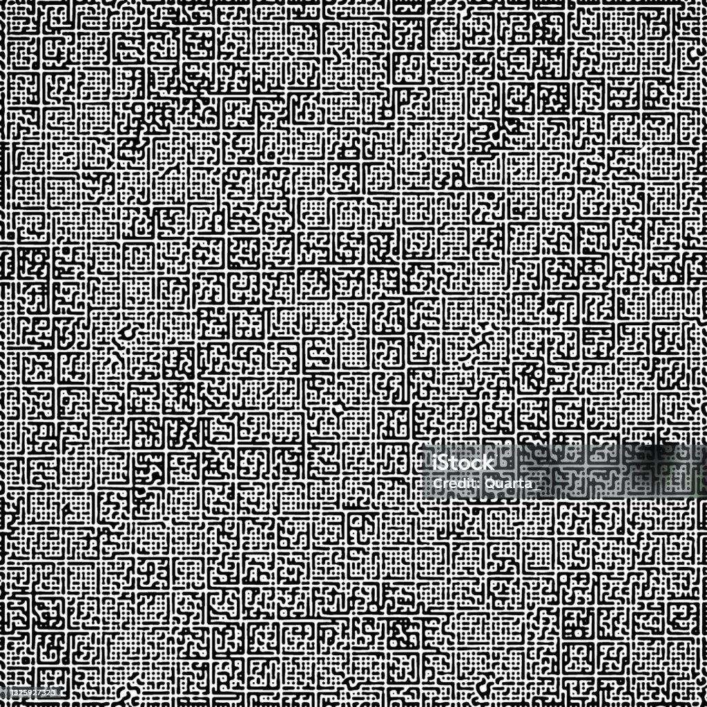 Multiscale Turing Pattern Cyclic Symmetric Multiscale Turing Pattern Monochrome Texture Stock ...