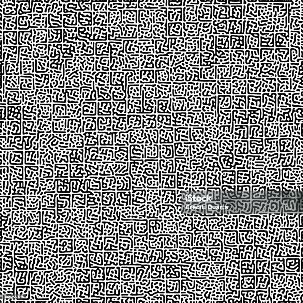 Multiscale Turing Pattern Cyclic Symmetric Multiscale Turing Pattern Monochrome Texture Stock ...