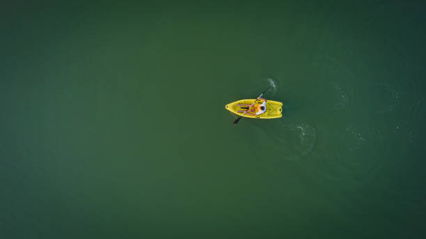 istock Kayaking on the lake 1325927762