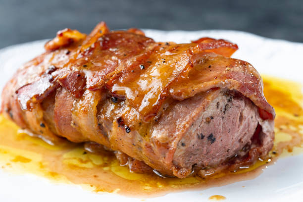 bacon wrapped pork tenderloin