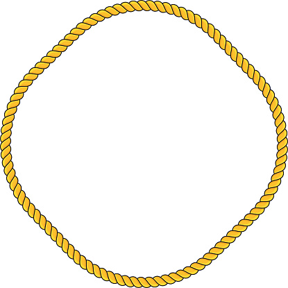 Plasma Rope Round Border Collection Of Round Outline Decorative Rope Border Frames Stock ...