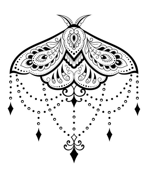 Butterfly Henna Designs Illustrations, Royalty-Free Vector Graphics ...
