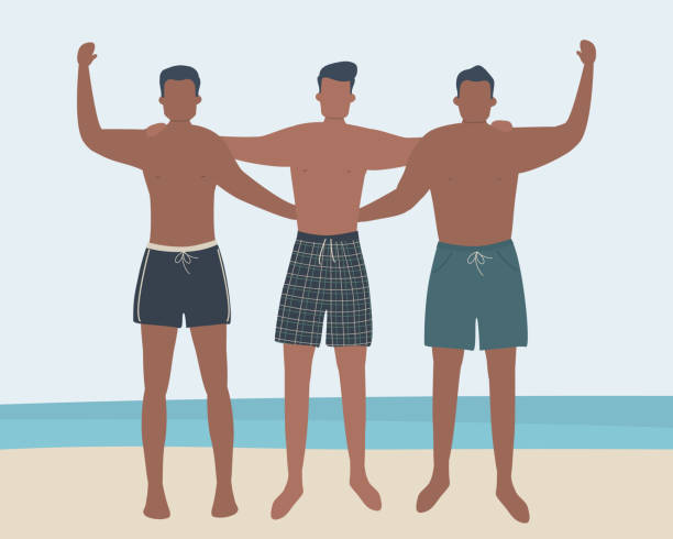 Hombre Pantalon Corto Vectores Libres de Derechos - iStock Hombre Pantalon Corto Vectores Libres de Derechos - iStock