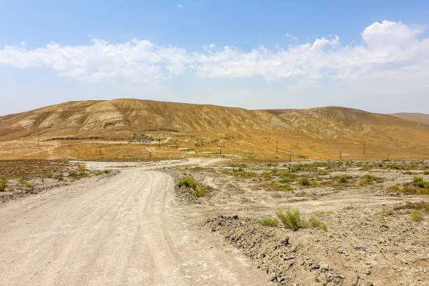 istock Active mud volcanoes in Gobustan desert, Azerbaijan. 1325952893