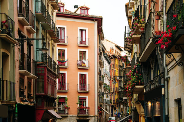 istock Street in Pamplona, Spain 1325961665