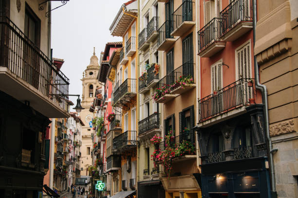 istock Street in Pamplona, Spain 1325961758