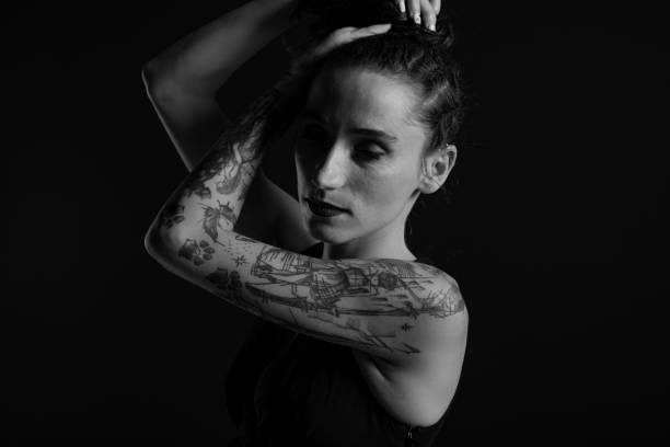 istock Beautiful Tattooed Young Woman 1325962988