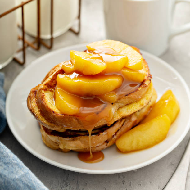 istock French toast with caramel apple topping 1325964408
