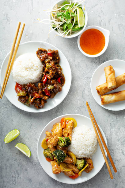 istock Chinese food on the table 1325964436