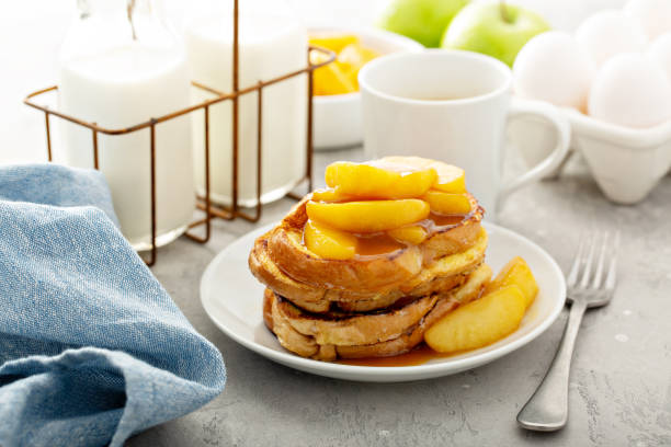 istock French toast with caramel apple topping 1325964444
