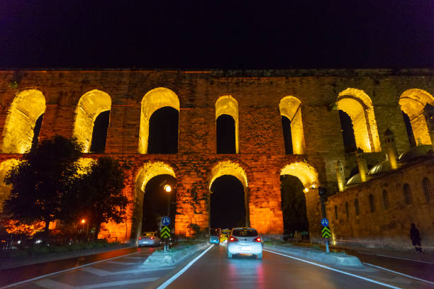 Old aqueduct at Fatih Istanbul