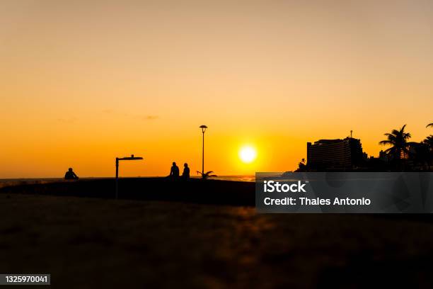 Late Afternoon On The Edge Of Ondina Beach Stock Photo - Download Image Now - Architecture, Beach, Beauty In Nature