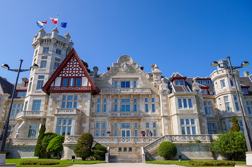Palacio de la Magdalena palace in Santander. Royal family summer house getaway