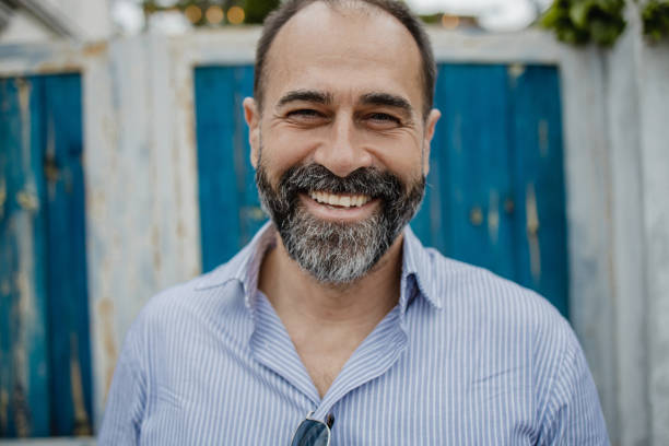 istock Portrait of mature good looking man 1325974719
