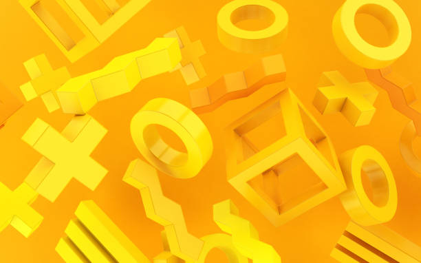 istock Background of Colored Geometric Shapes 1325977036