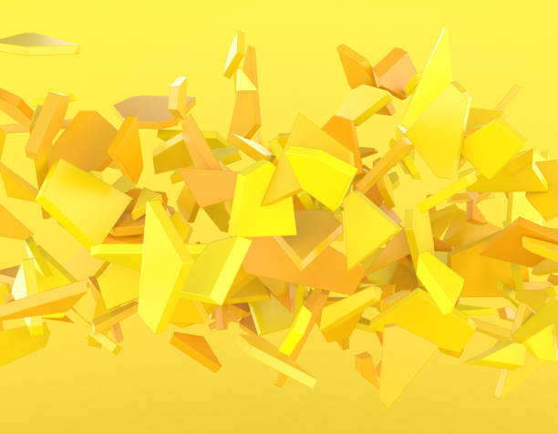 istock 3D fragments of Abstract Objects in Color Palettes 1325977987