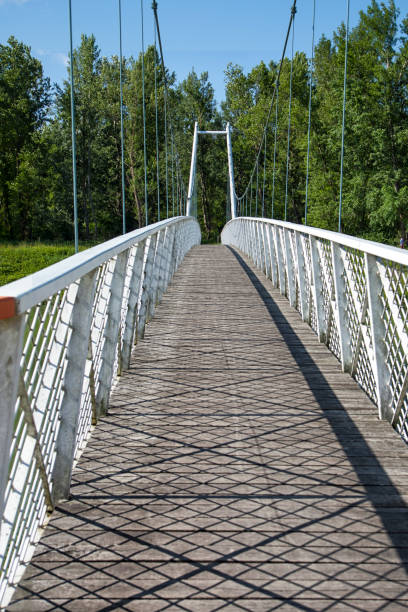 istock View of white suspended bridge 1325978476