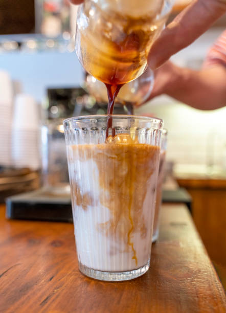 istock Prepairing iced latte stock photo 1325980720