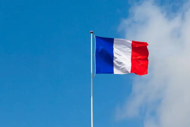 Photo of France flag.