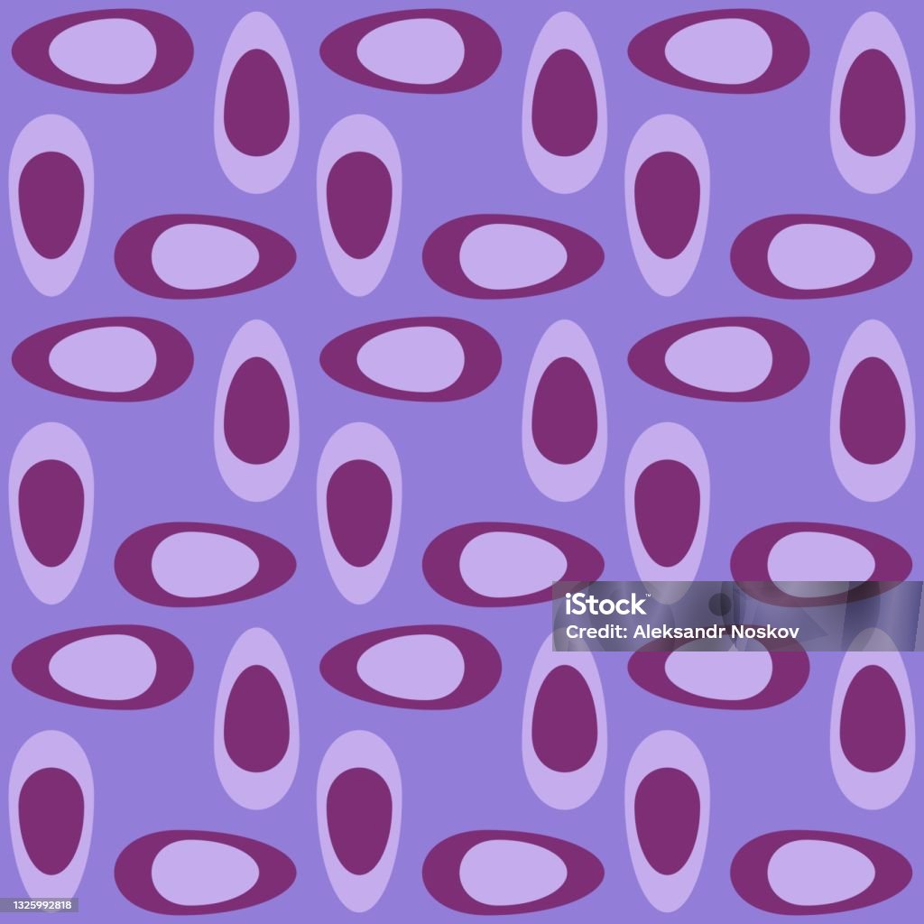 Aesthetic Patterns Rounded Rounded Abstract Seamless Pattern Retro Accent For Any Surfaces Stock ...