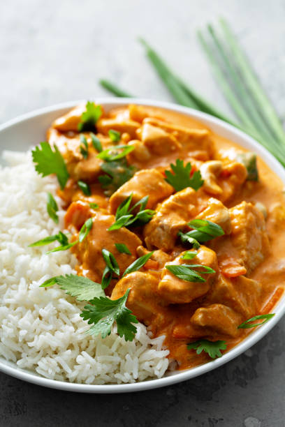istock Chicken and cashew red curry 1326004665