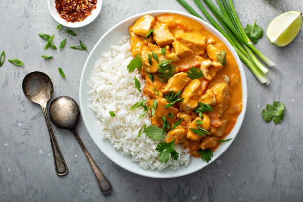 istock Chicken and cashew red curry 1326004672