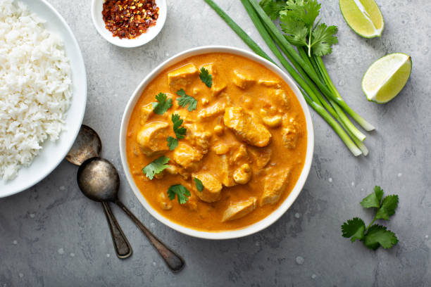 istock Chicken and cashew red curry 1326004674