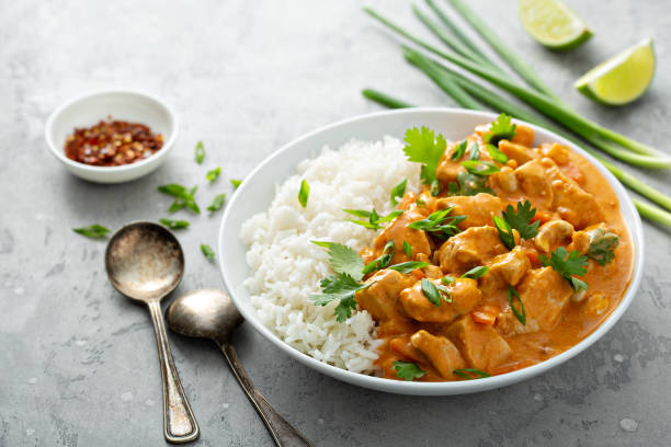 istock Chicken and cashew red curry 1326004682
